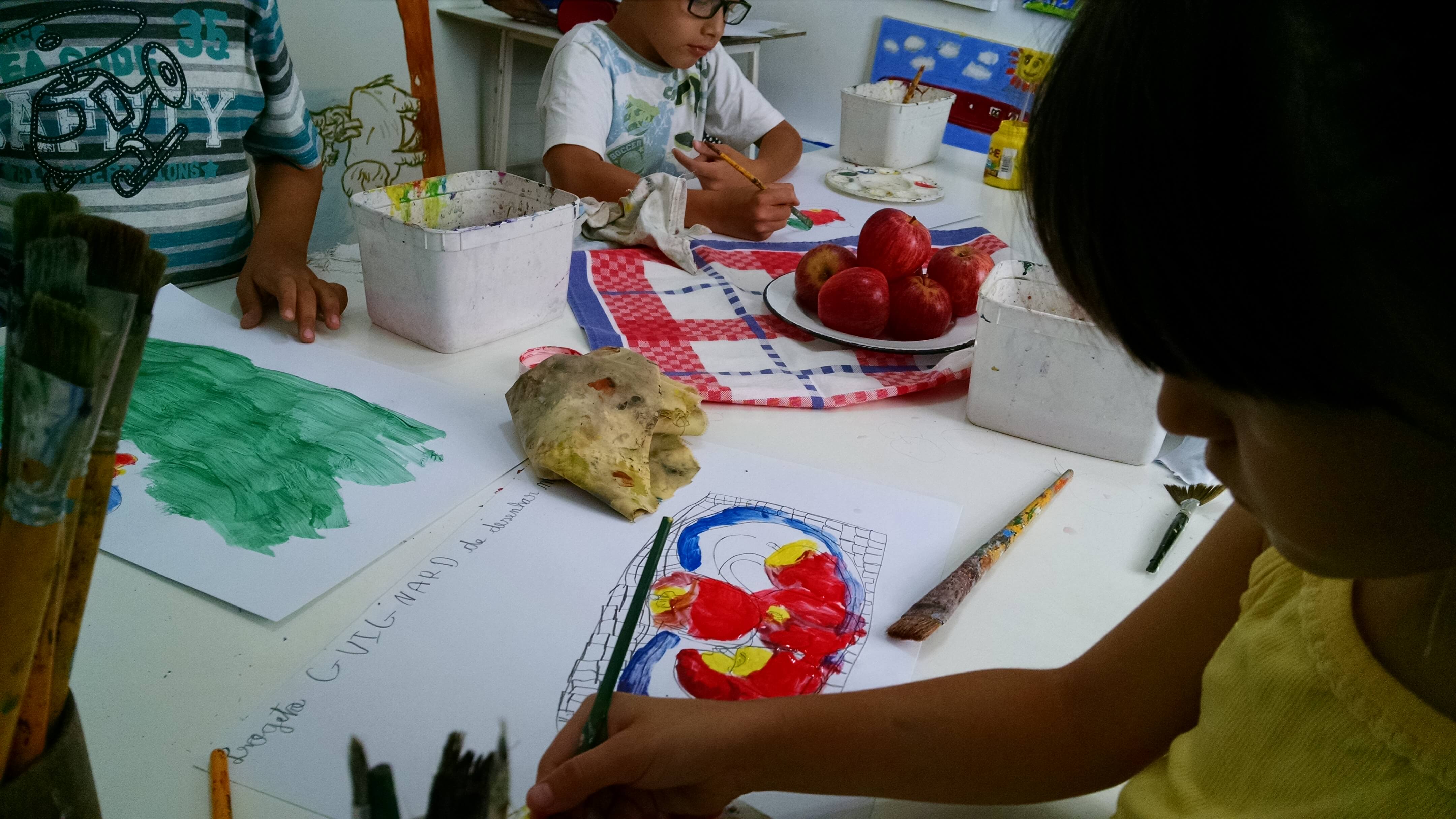 arte para crianças - pintura observação