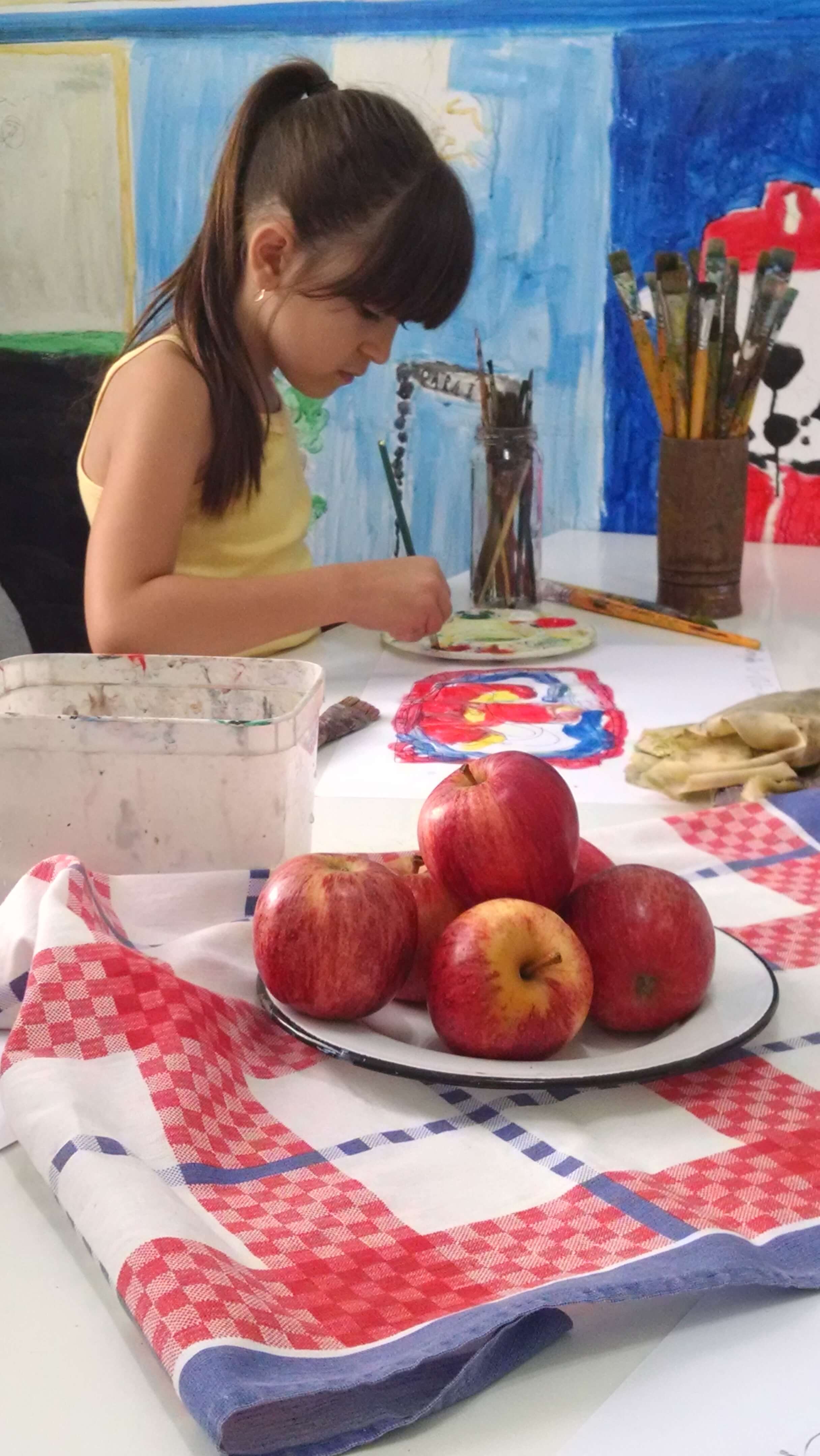 arte para crianças - pintura observação